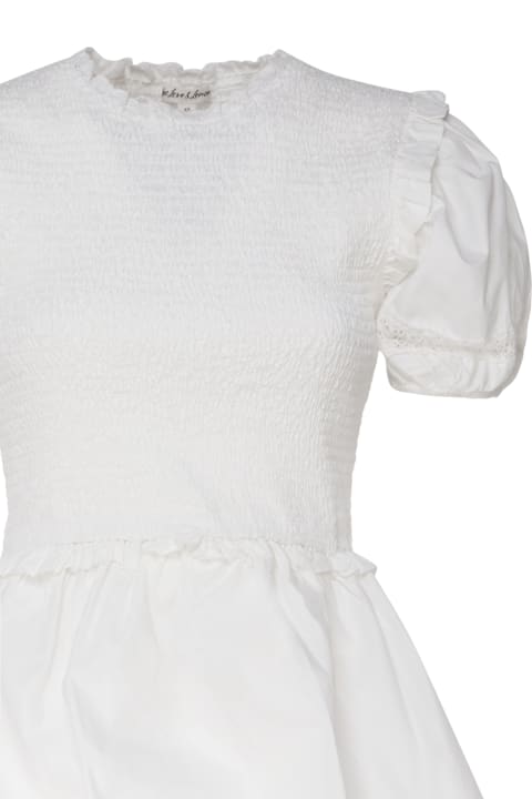 For Love & Lemons Clothing for Women For Love & Lemons Sandy Mini Dress In Cotton