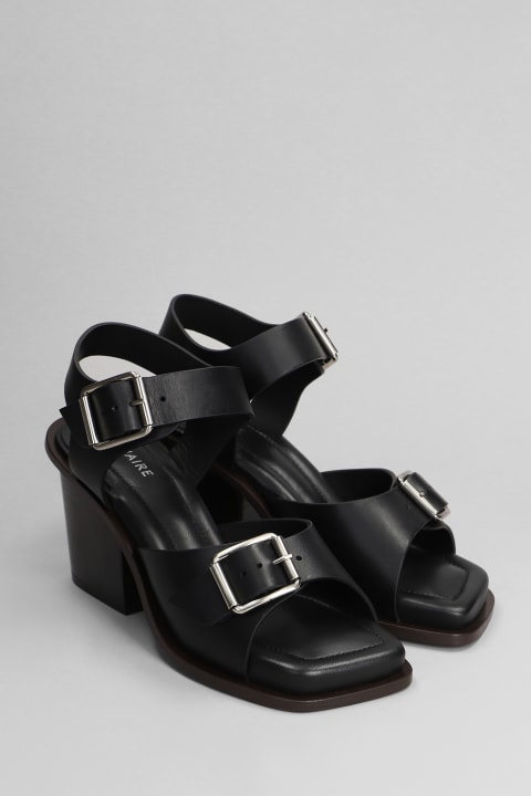 ウィメンズ Lemaireのサンダル Lemaire Sandals In Black Leather