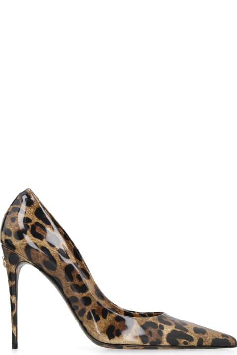 Dolce & Gabbana High-Heeled Shoes for Women Dolce & Gabbana Lollo Leather Pumps