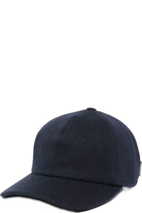 Borsalino for Kids Borsalino Hiker Cashmere Baseball Cap