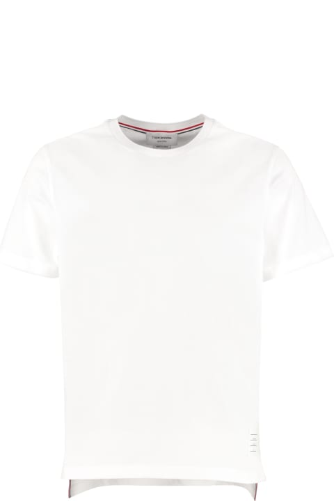 Thom Browne for Men Thom Browne Crew-neck Cotton T-shirt