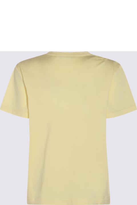Fabiana Filippi Topwear for Women Fabiana Filippi Yellow Cotton T-shirt