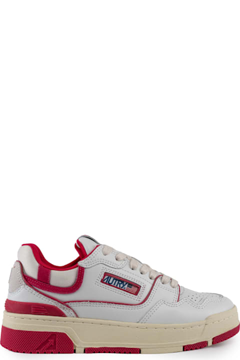 Homeware Autry Autry Clc Sneakers In Leather And Suede