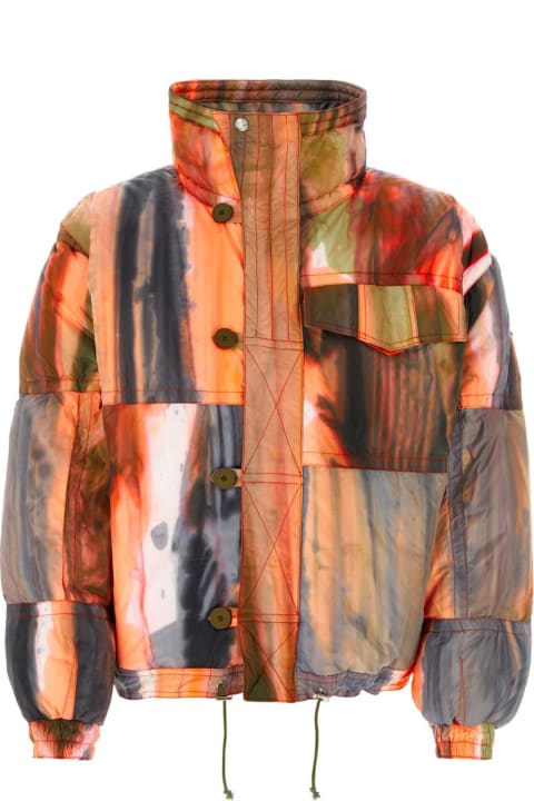 メンズ Bluemarbleのコート＆ジャケット Bluemarble Printed Nylon Padded Jacket