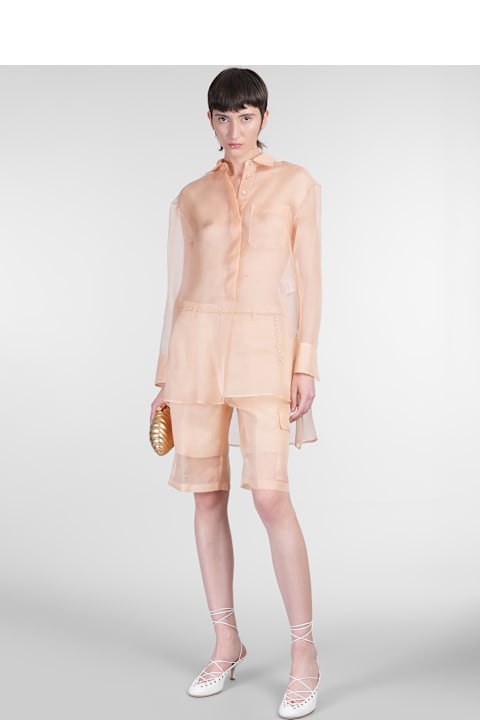 Del Core Clothing for Women Del Core Shorts In Rose-pink Silk