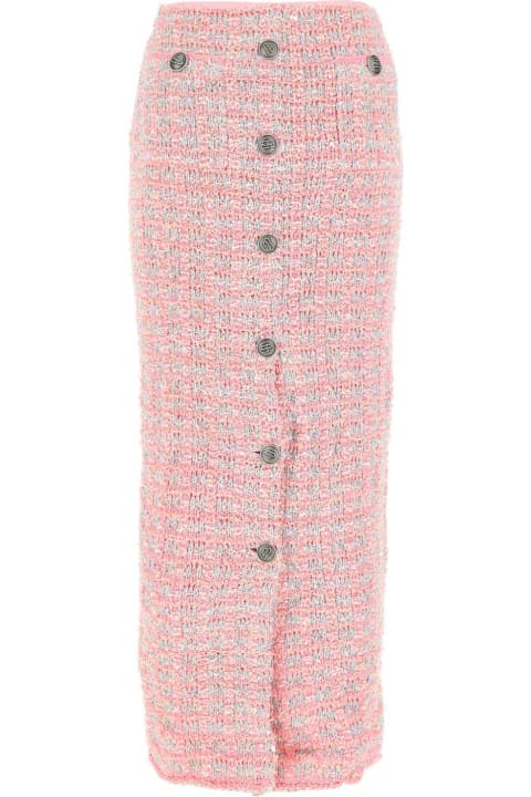 ウィメンズ新着アイテム Balenciaga Multicolor Boucle Skirt