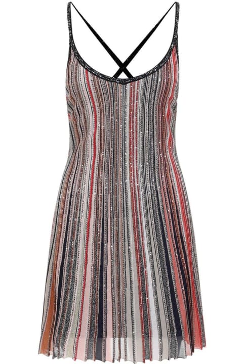 Missoni Dresses for Women Missoni Vertical Striped Knit Mini Dress