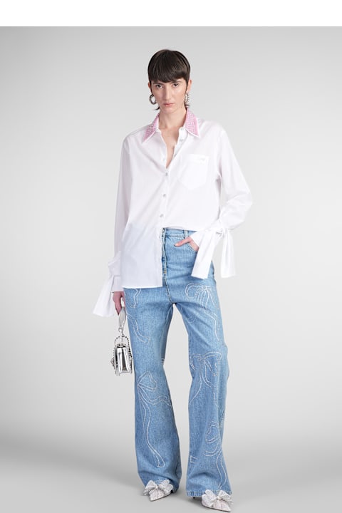 Mach & Mach for Women Mach & Mach Shirt In White Cotton
