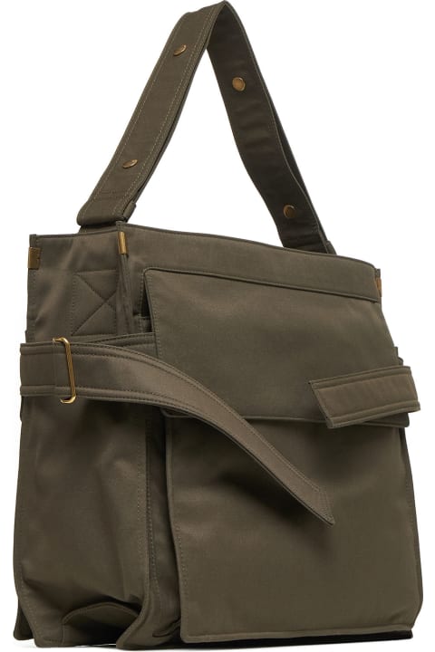 ショルダーバッグ Burberry Military Green Canvas Medium Tote T Burberry Military Green Canvas Medium Tote Trench Shopping