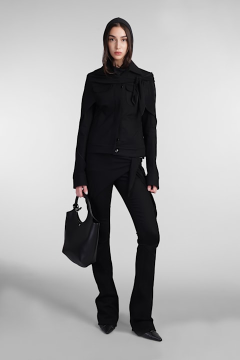 Coats & Jackets for Women Courrèges Casual Jacket In Black Cotton
