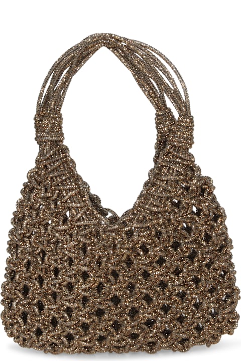 Hibourama Bags for Women Hibourama Vannifique Golden Shadow Gold Bag