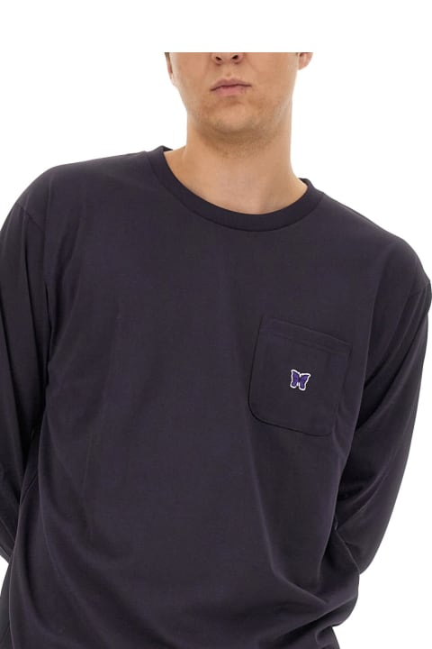 ملابس علوية لـ القسم الرجالي Needles T-shirt With Logo