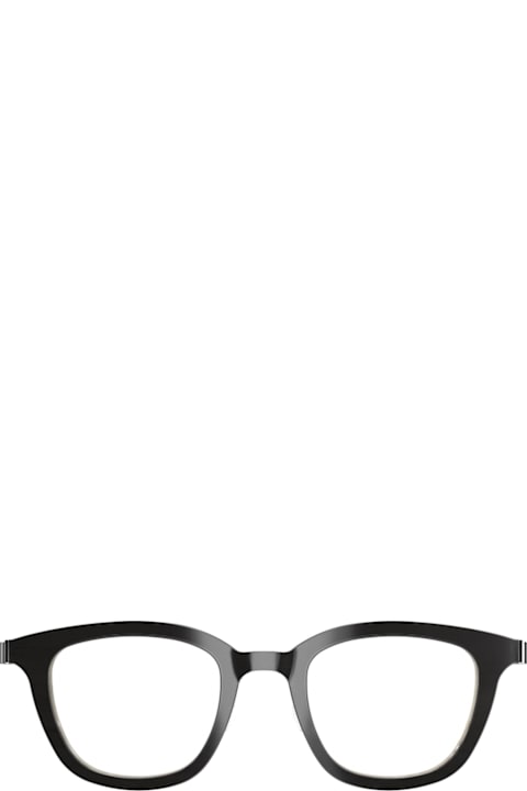 LINDBERG نظارات لـ القسم الرجالي LINDBERG Lindberg Buffalo Horn 1862 H26 10 Nero Marrone Silver Glasses