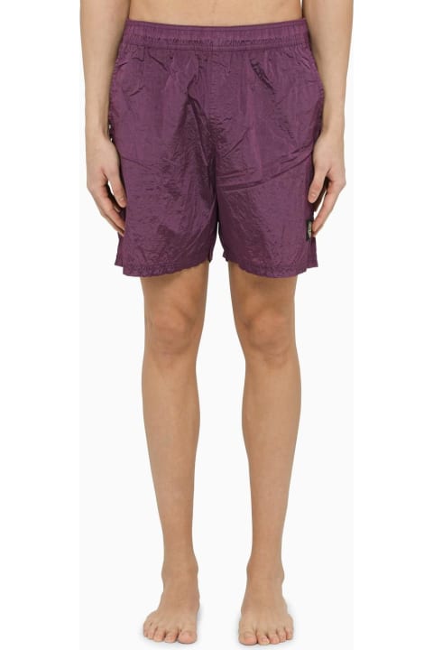 Homeware Stone Island Magenta Nylon Swim Shorts