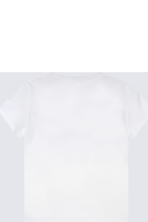 Balmain for Kids Balmain White And Black Cotton T-shirt