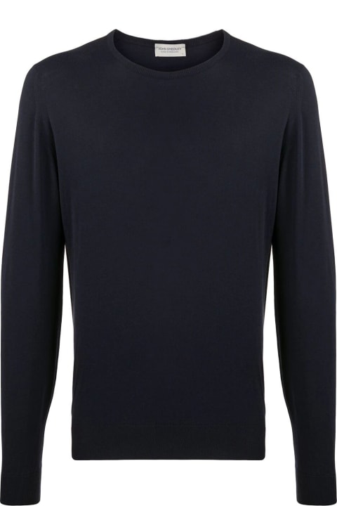 John Smedley Sweaters for Men John Smedley Hatfield Crew Neck Long Sleeves Pullover