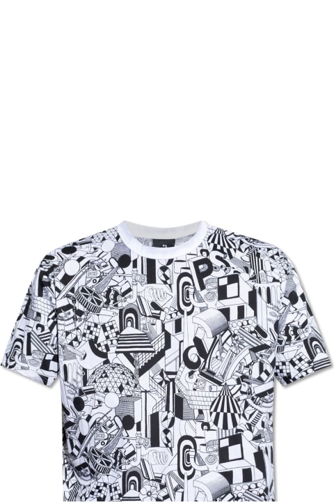 PS by Paul Smith for Men PS by Paul Smith Ps Paul Smith Patterned T-shirt