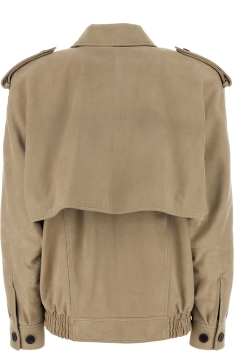 Fashion for Women Saint Laurent Cappuccino Leather Jacket