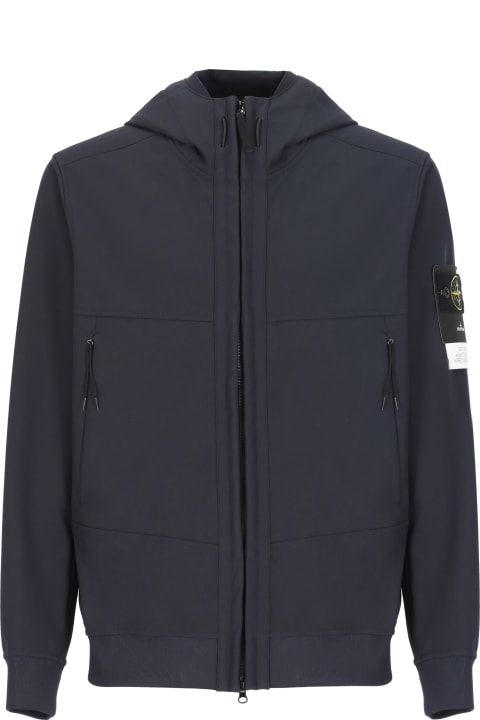 Stone Island Coats & Jackets for Men Stone Island Jacket With Logo