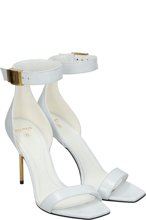 Uma Sandals In White Leather
