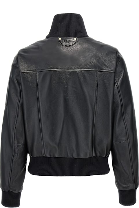 Coats & Jackets for Women Chloé Leather Bomber Jacket