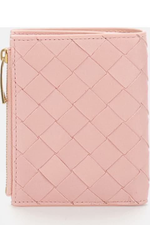 Wallets for Women Bottega Veneta Woven Bi-fold Wallet