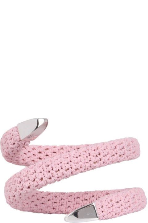 Bottega Veneta Bracelets for Women Bottega Veneta Crochet Spiral Bracelet