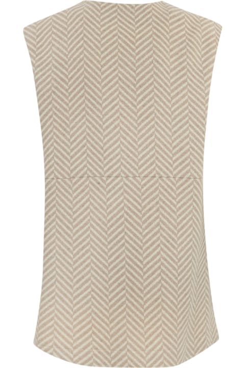 Liviana Conti for Women Liviana Conti Long Vest In Cashmere Cloth