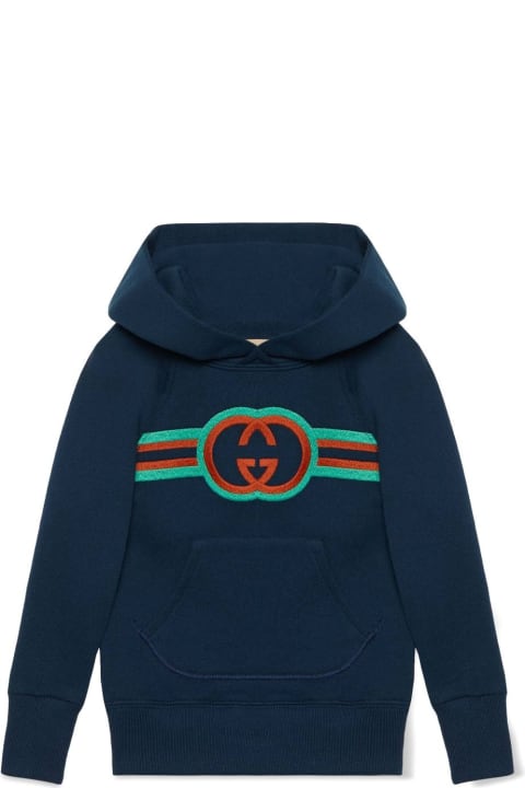 Gucci for Kids Gucci Swatshirt Felted Cotton Jersey