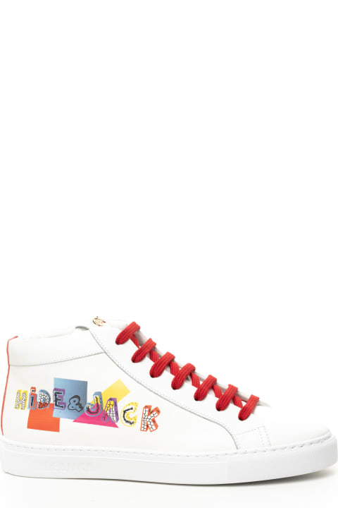 High Top Sneaker - Tuscany Murales White White