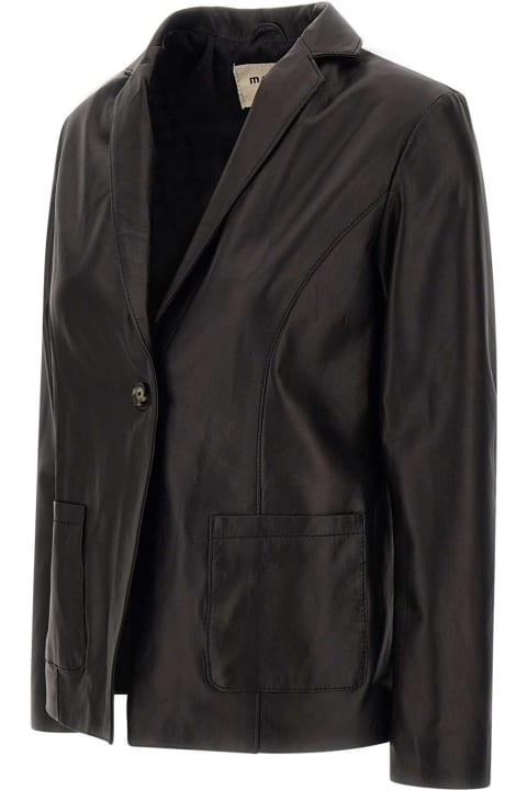 "ginger" Leather Jacket