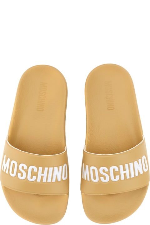 Moschino Men Moschino Sandal With Logo