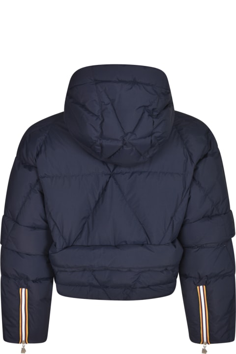 Fashion for Men K-Way Hooded Cropped Padded Jacket