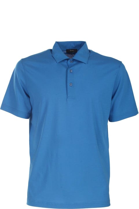 Herno Shirts for Men Herno Short-sleeved Polo Shirt