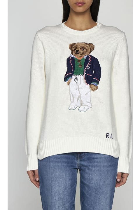 Ralph Lauren for Women Ralph Lauren Bear Cotton Sweater