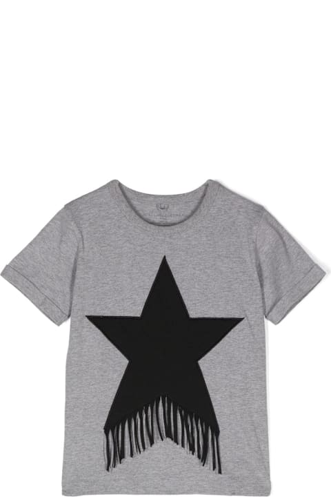 أدوات منزلية Stella McCartney Stella Mccartney Kids Fringed Star T-shirt