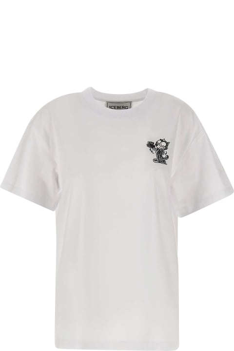 ウィメンズ Icebergのトップス Iceberg Cotton Jersey T-shirt