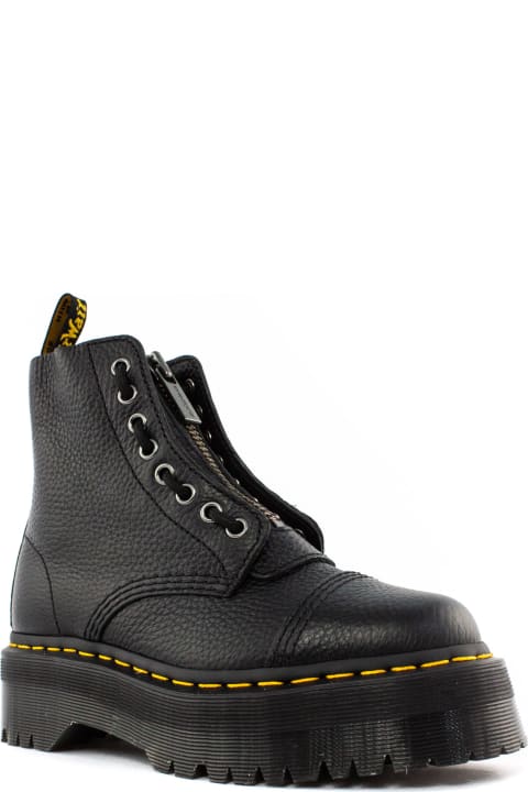 Black Grained Nappa Sinclair Boots