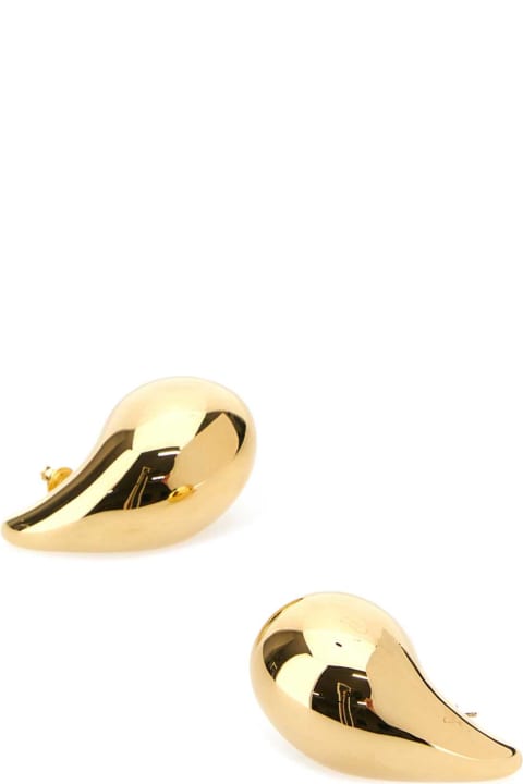 Bottega Veneta Jewelry for Women Bottega Veneta Gold Silver Big Drop Earrings