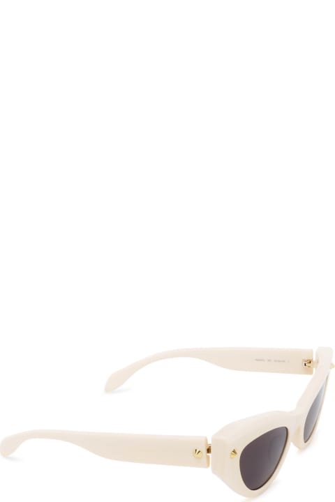Alexander McQueen Eyewear Eyewear for Women Alexander McQueen Eyewear Am0407s Ivory Sunglasses