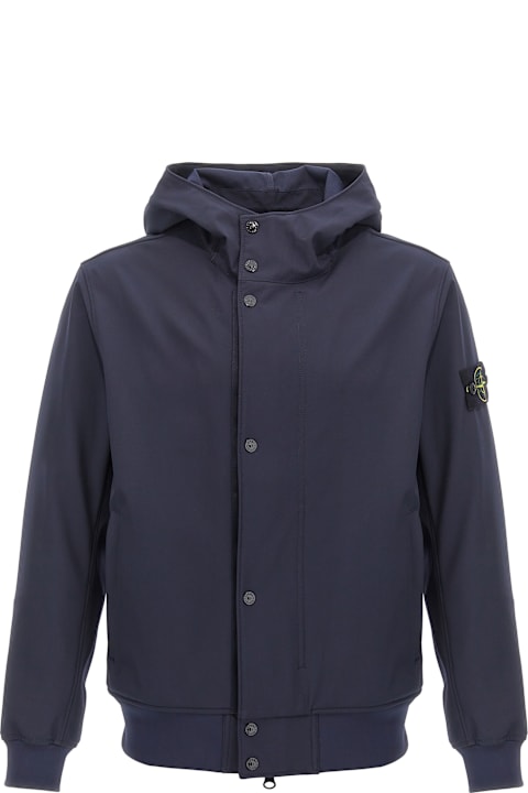 Stone Island Coats & Jackets for Men Stone Island 'light Soft Shell-r E.dye® Technology' Jacket