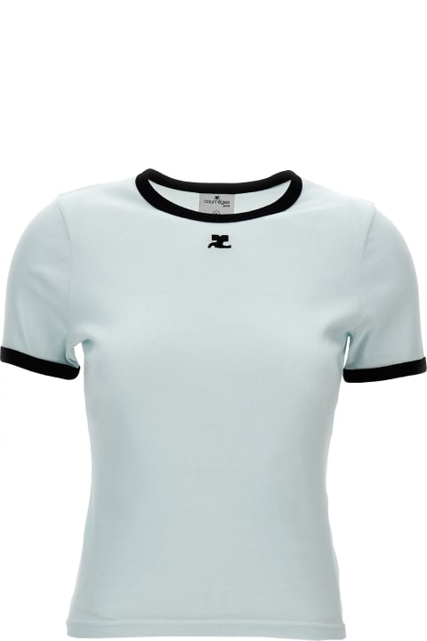 Courrèges for Women Courrèges 'signature Contrast' T-shirt