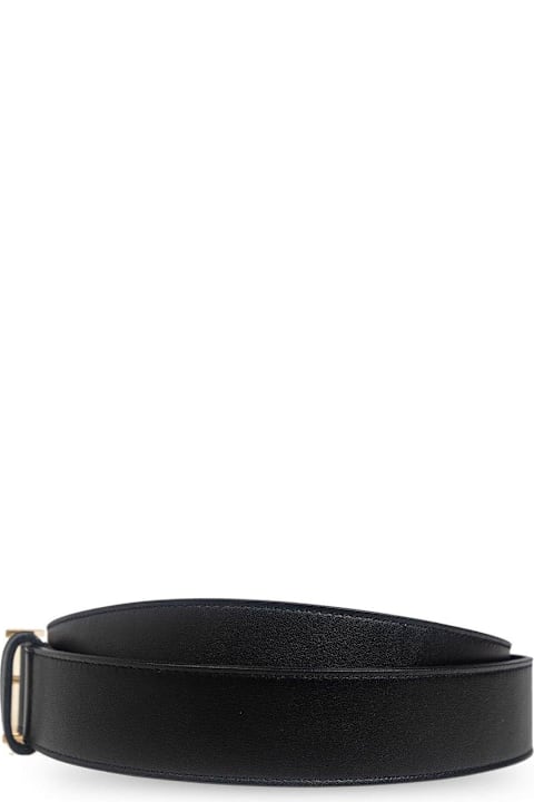 Accessories for Women Saint Laurent Gio Logo Plaque Belt