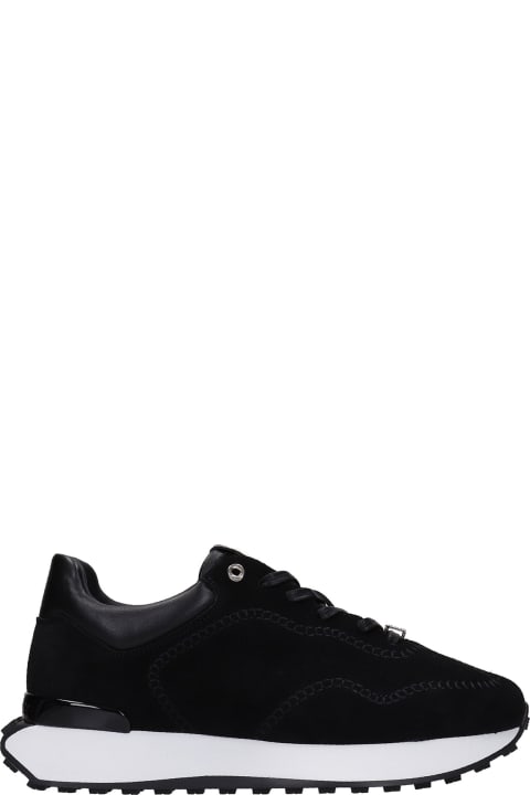 Giv Runner Sneakers In Black Leather