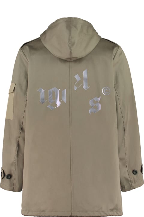 Palm Angels for Men Palm Angels Hooded Cotton Parka
