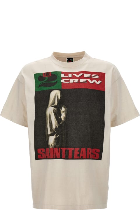 メンズ SAINT Mxxxxxxのウェア SAINT Mxxxxxx 'lives Crew' T-shirt