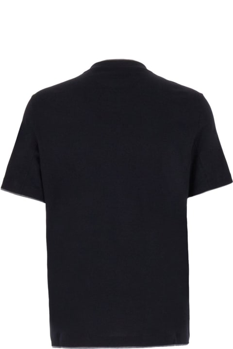 Fashion for Men Brunello Cucinelli Layered-effect Crewneck T-shirt Brunello Cucinelli