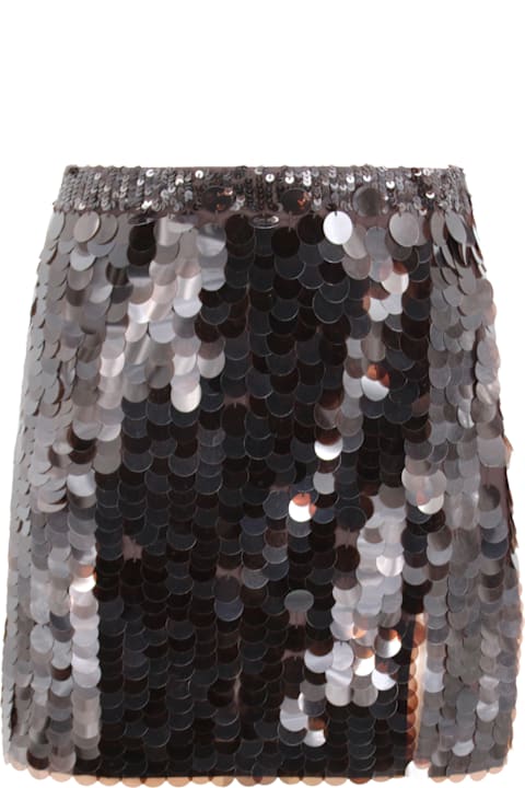 Parosh for Men Parosh Brown Skirt With Sequin Detailing