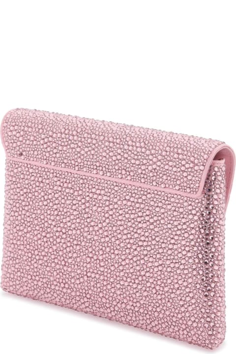 Fashion for Women Versace La Medusa Envelope Clutch With Crystals