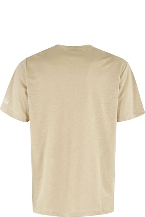 MC2 Saint Barth Clothing for Men MC2 Saint Barth Linen T Shirt With Front Pocket